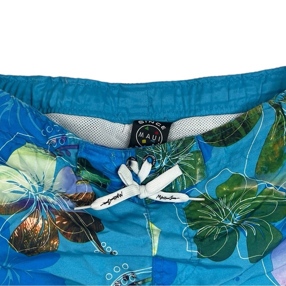 BX3 Boys Maui & Sons Tropical Beach Lined Swim Trunks 10/12 M - Picture 3 of 5